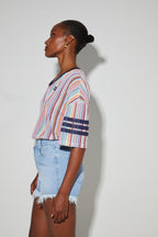 Blouse Billy Tricot Italien Rayures Colorful