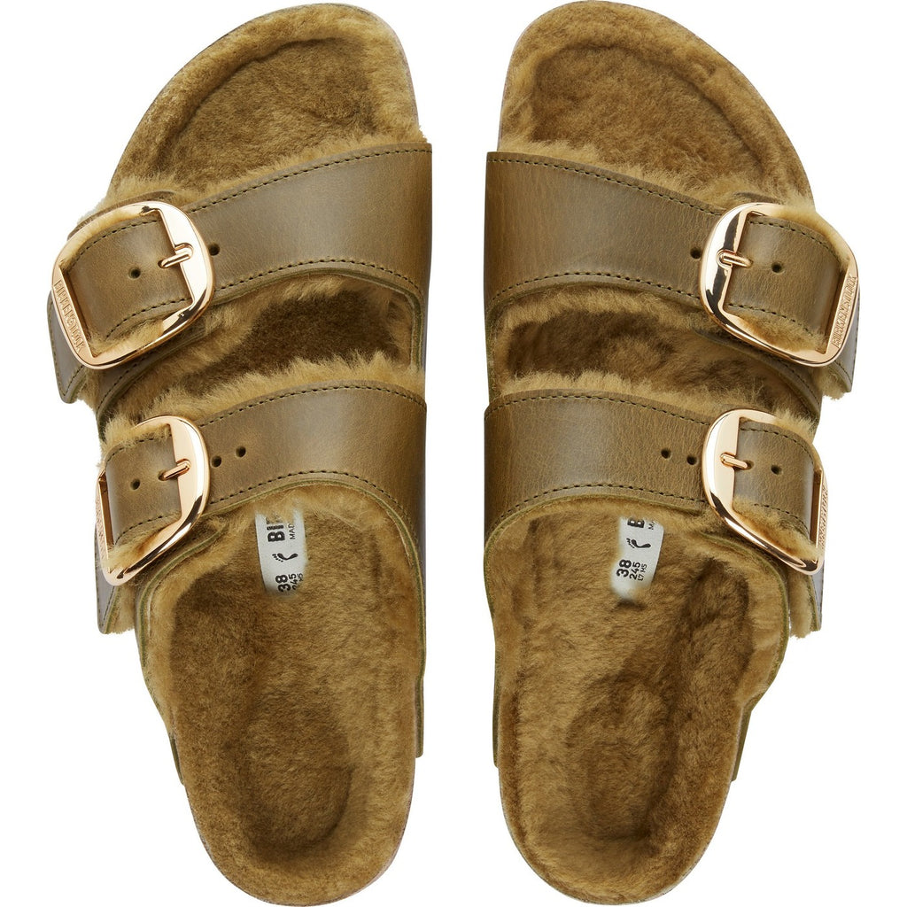 Arizona Bb Shearling Leoi Olive Laf Sandals