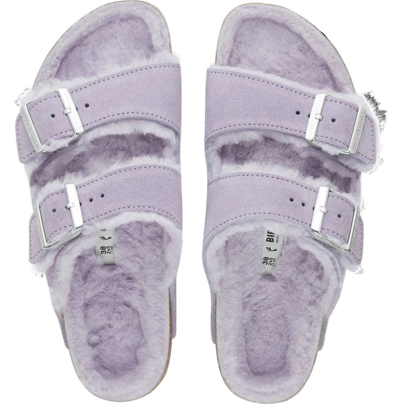 Sandalias Arizona Shearling Leve Purple Laf