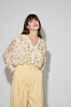 Blouse Elyse Print Capucine Isabel Fabriqué En Italie