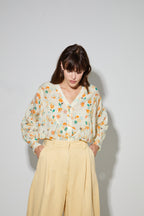Blouse Elyse Print Capucine Isabel Fabriqué En Italie