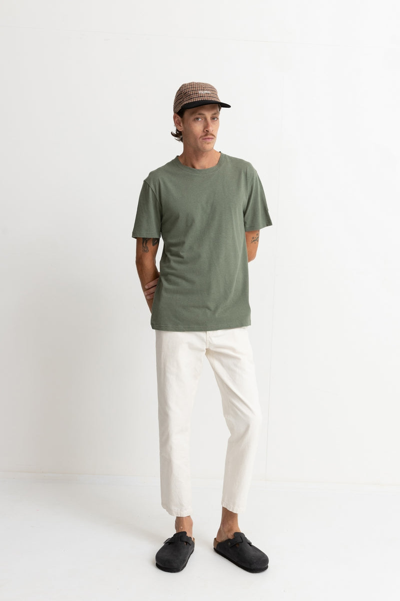 Rhythm - T-Shirt Linen - Brick - Homme