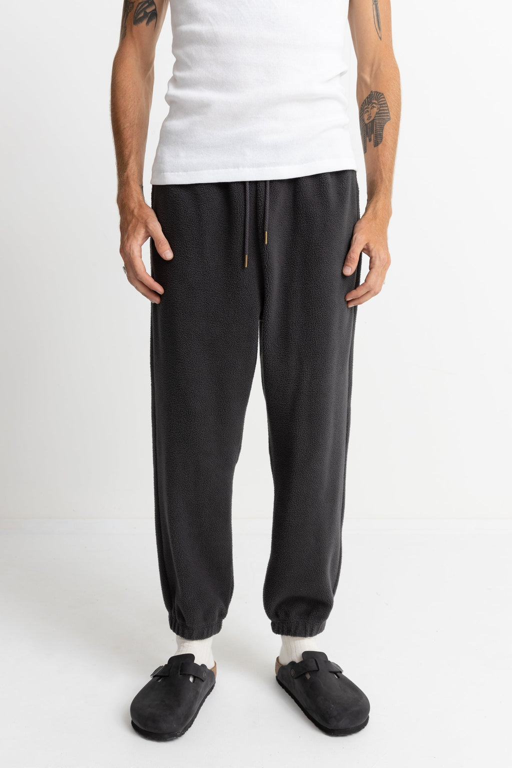 Pantalon Reverse Fleece - Vintage Black - Homme