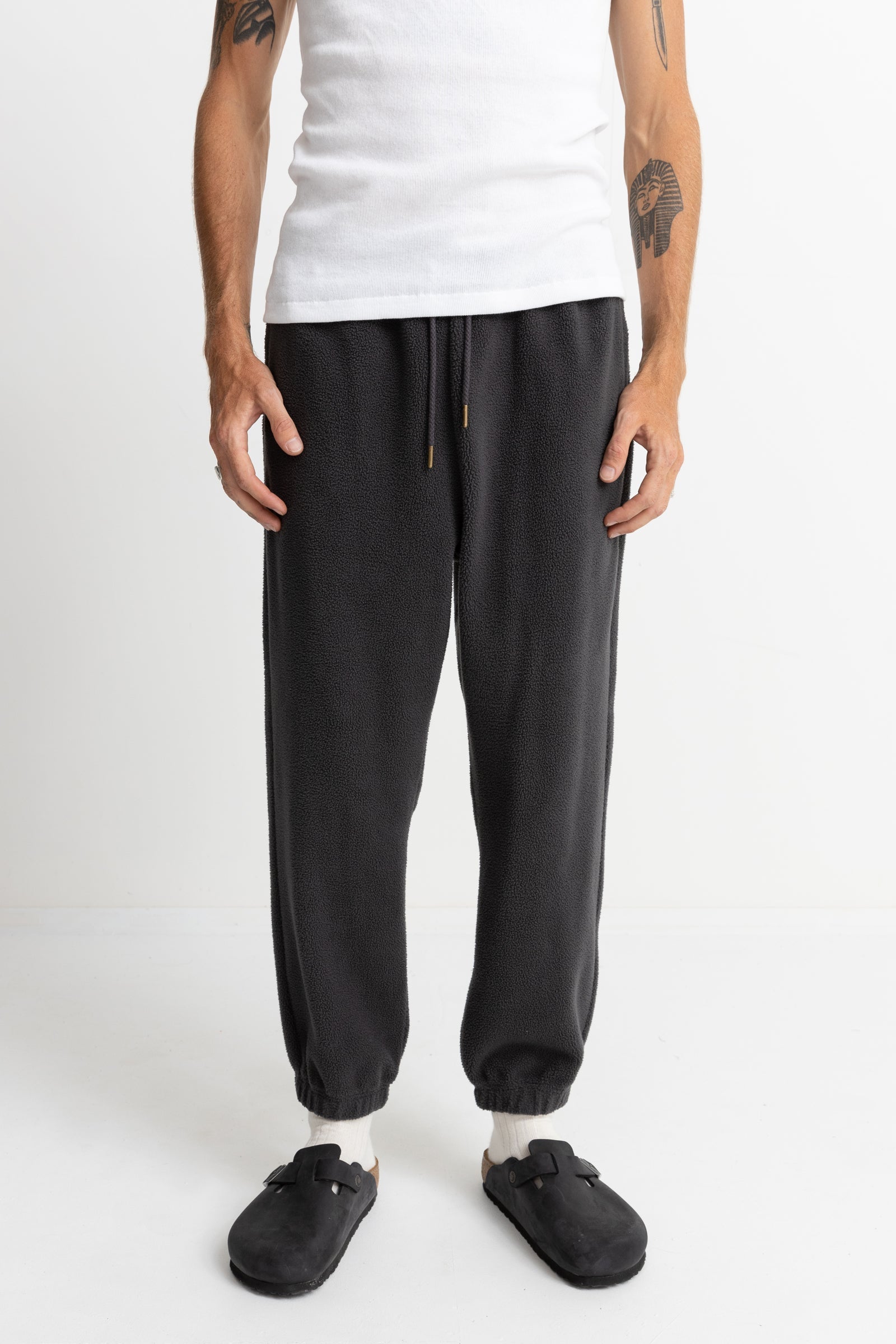 Pantalon Reverse Fleece - Vintage Black - Homme