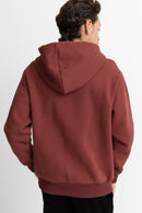 Rhythm - Sweat Heavyweight Fleece Hood - Brick - Homme