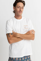 Camiseta Wilderness SS - Vintage White - Hombre