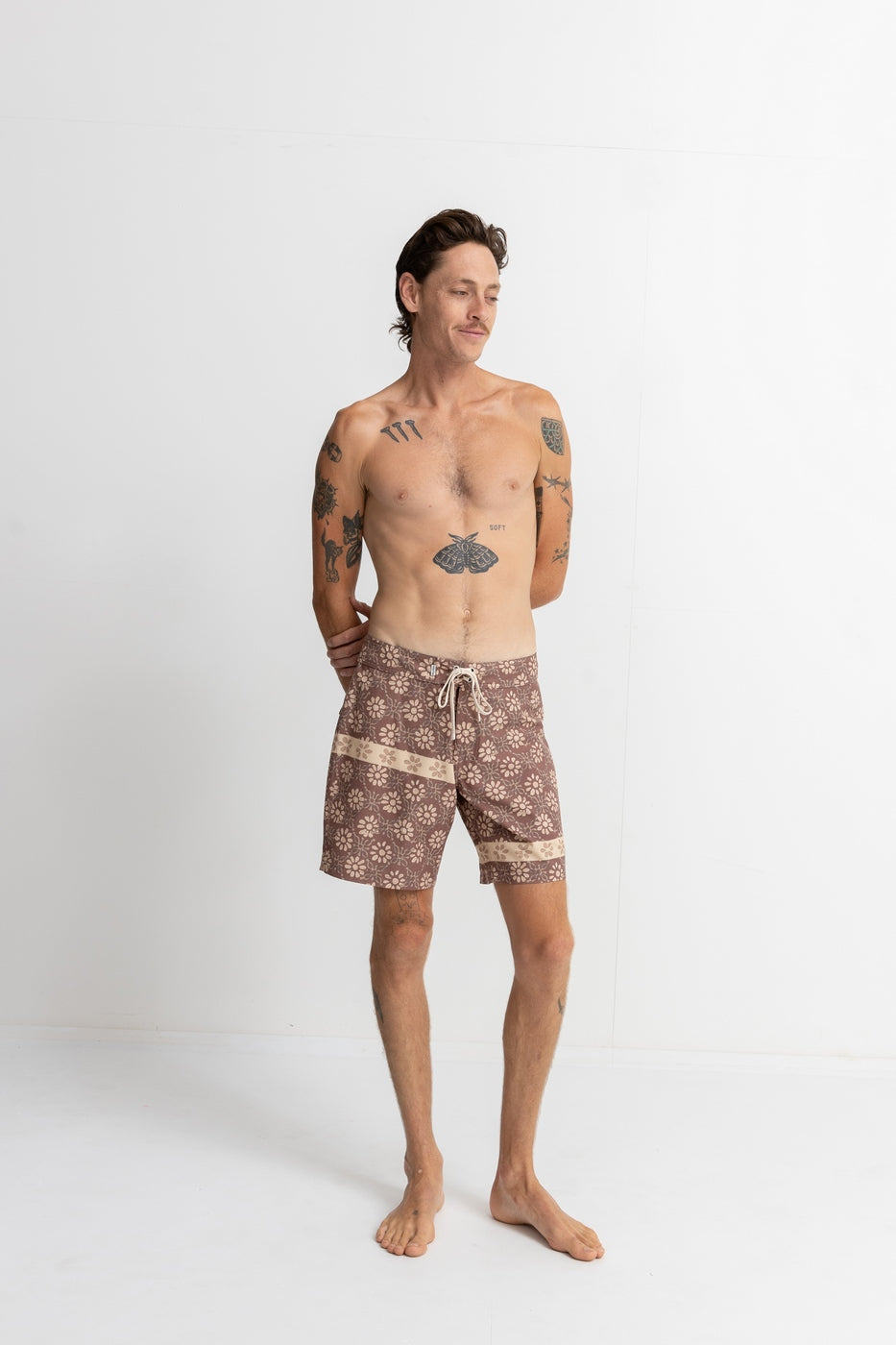 Rhythm - Boardshort Mawi Trunk - Brick - Hombre