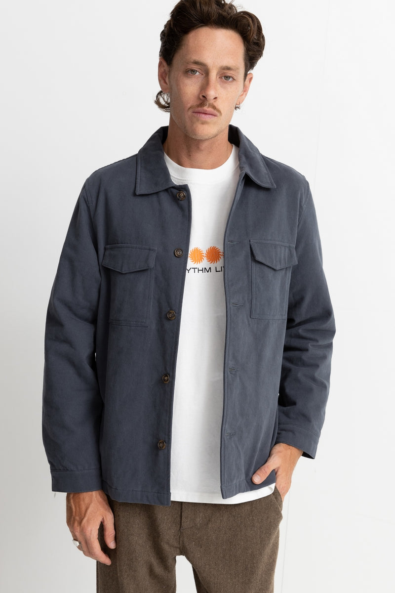 Rhythm - Chemise Insulated Over Shirt - Indigo - Homme