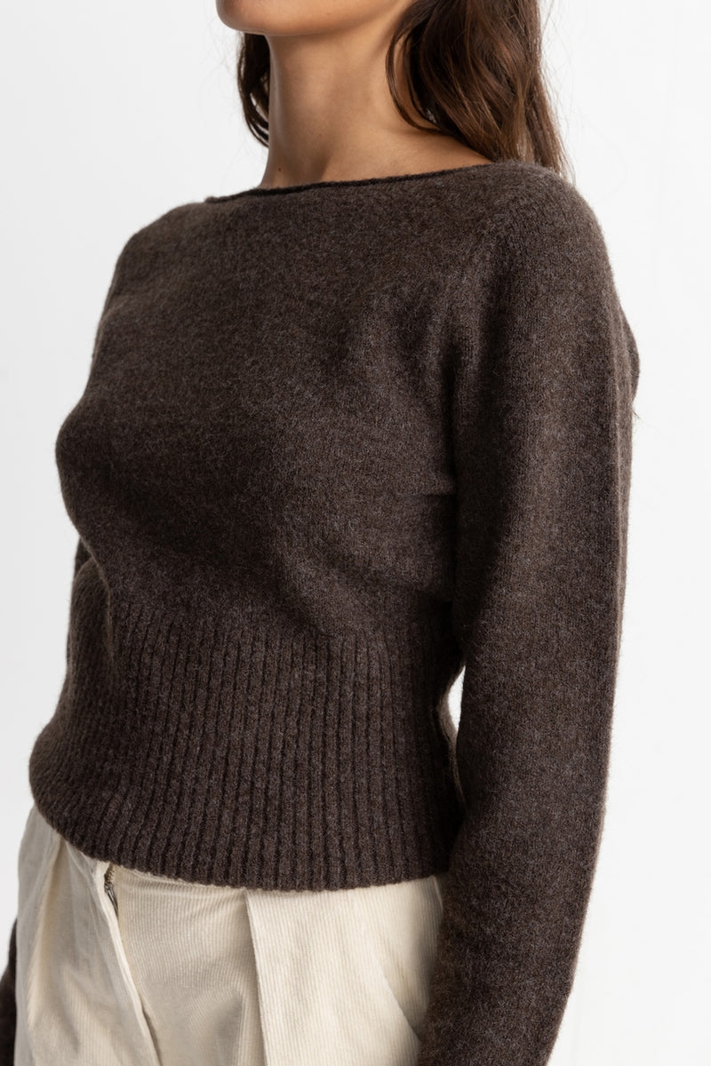 Rhythm - Maille Chloe Knit - Chocolate - Femme