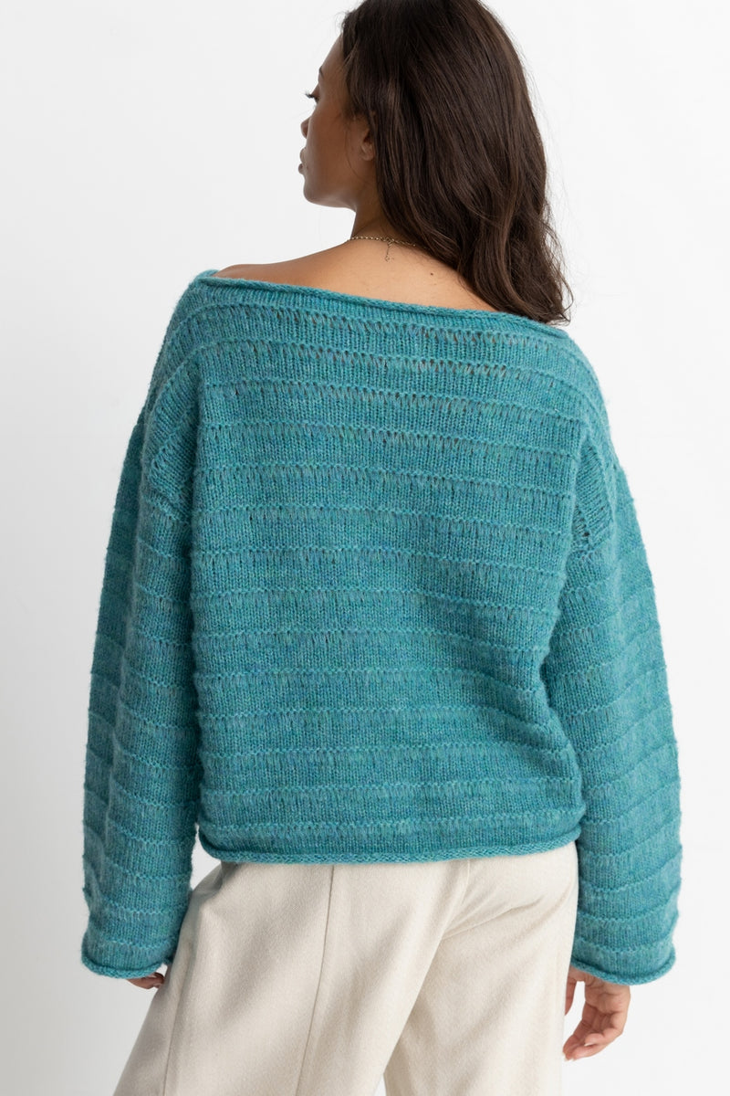 Rhythm - Maille Baklava Knit - Sea Green - Femme