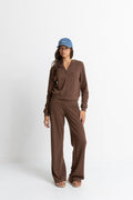 Rhythm - Pantalon Light Layers - Chocolate - Femme