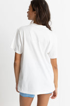 Rhythm - Lotti Boyfriend T-Shirt - White - Women