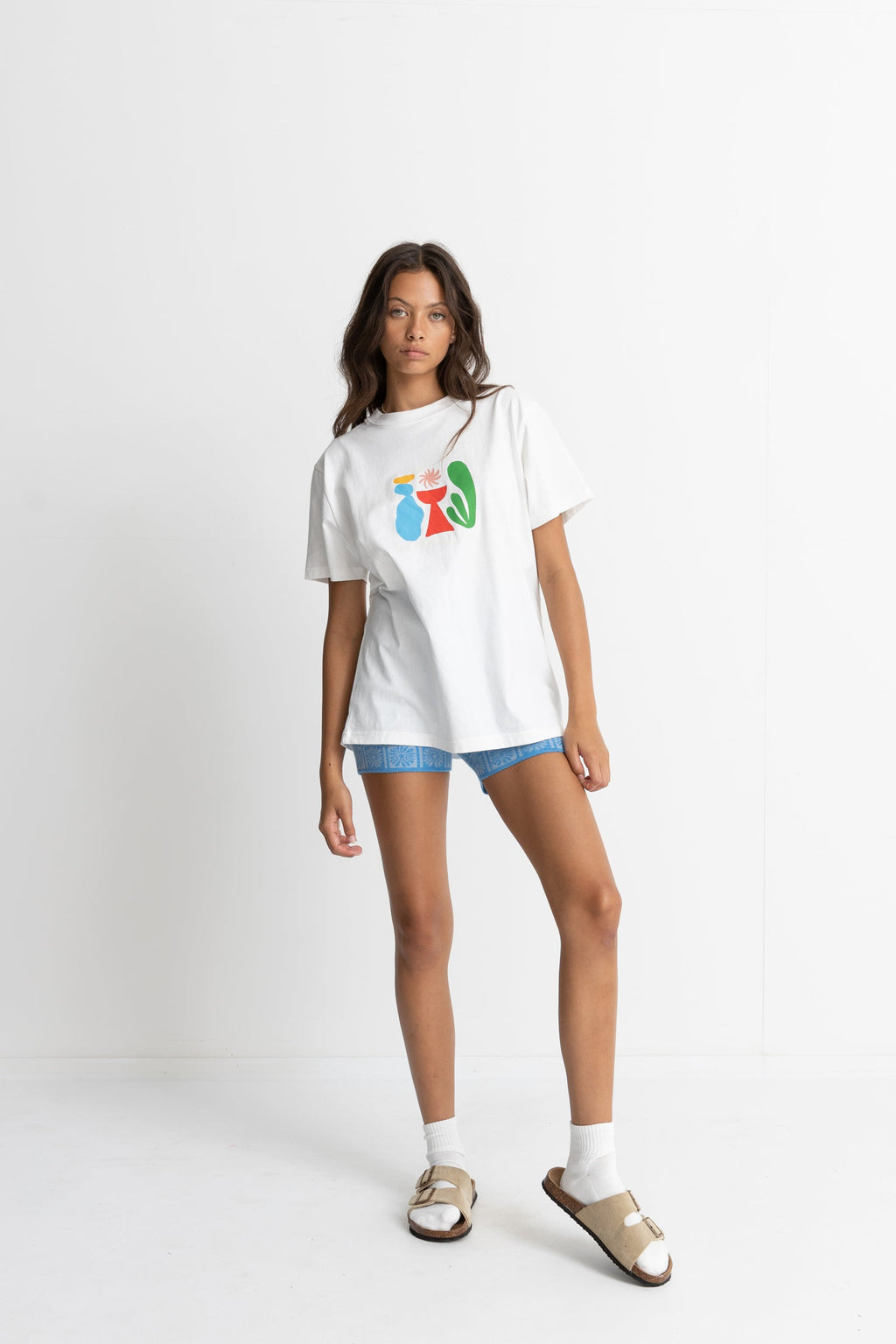 Rhythm - Lotti Boyfriend T-Shirt - White - Women