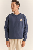 Sudadera de forro polar pesado - Índigo - Hombre