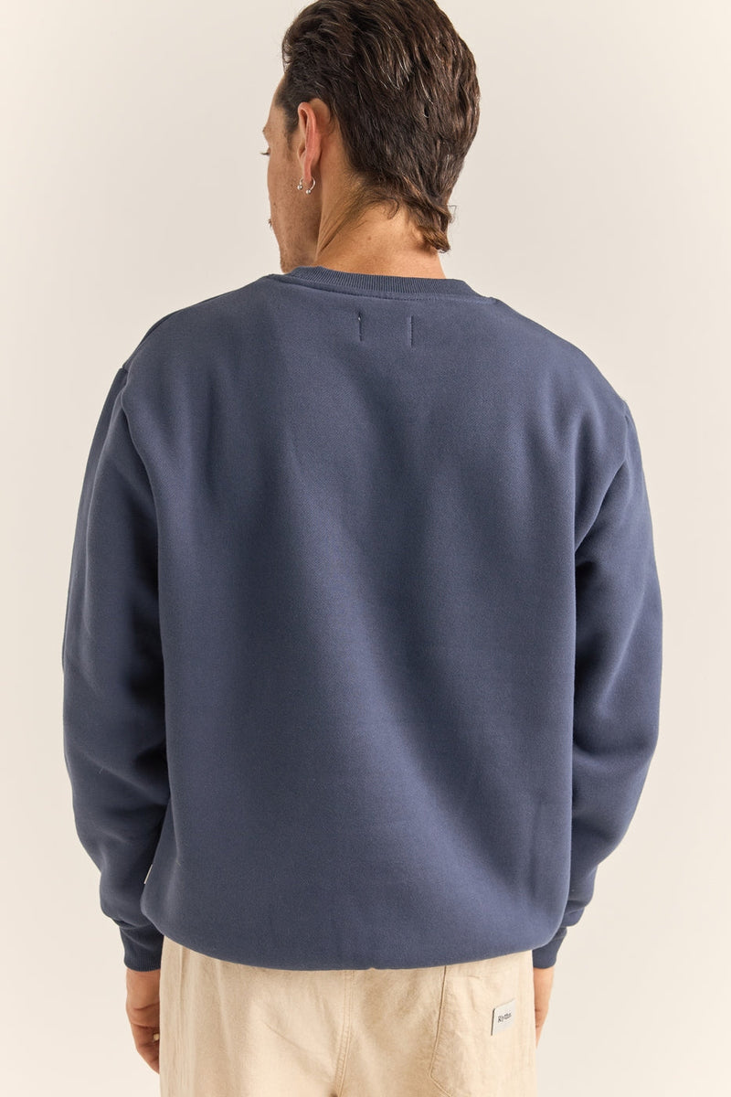 Sudadera de forro polar pesado - Índigo - Hombre