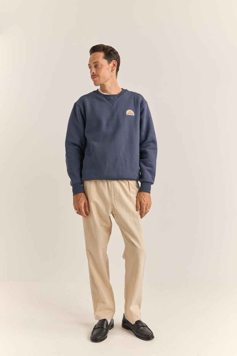 Sudadera de forro polar pesado - Índigo - Hombre