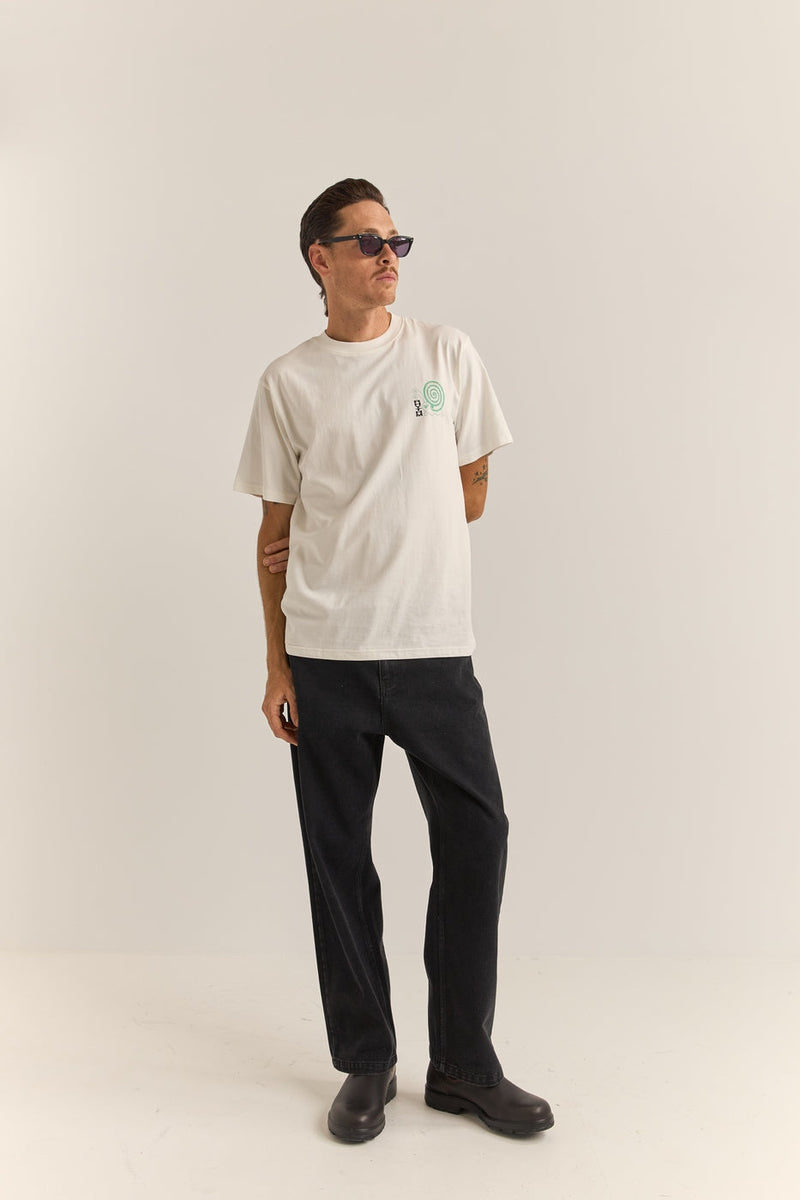 T-Shirt Snail Vintage Ss - Vintage White - Homme