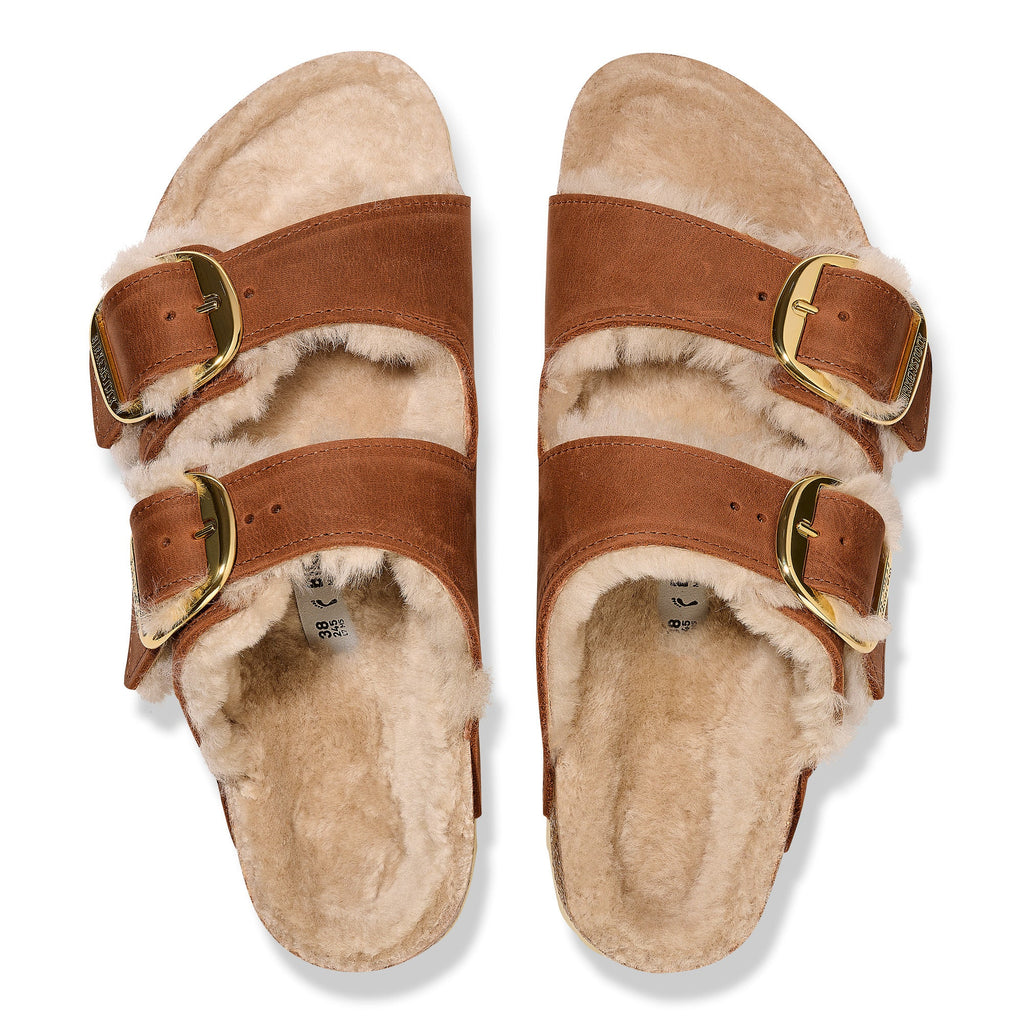 Sandalias Arizona BB Shearling LEOI Coñac LAF
