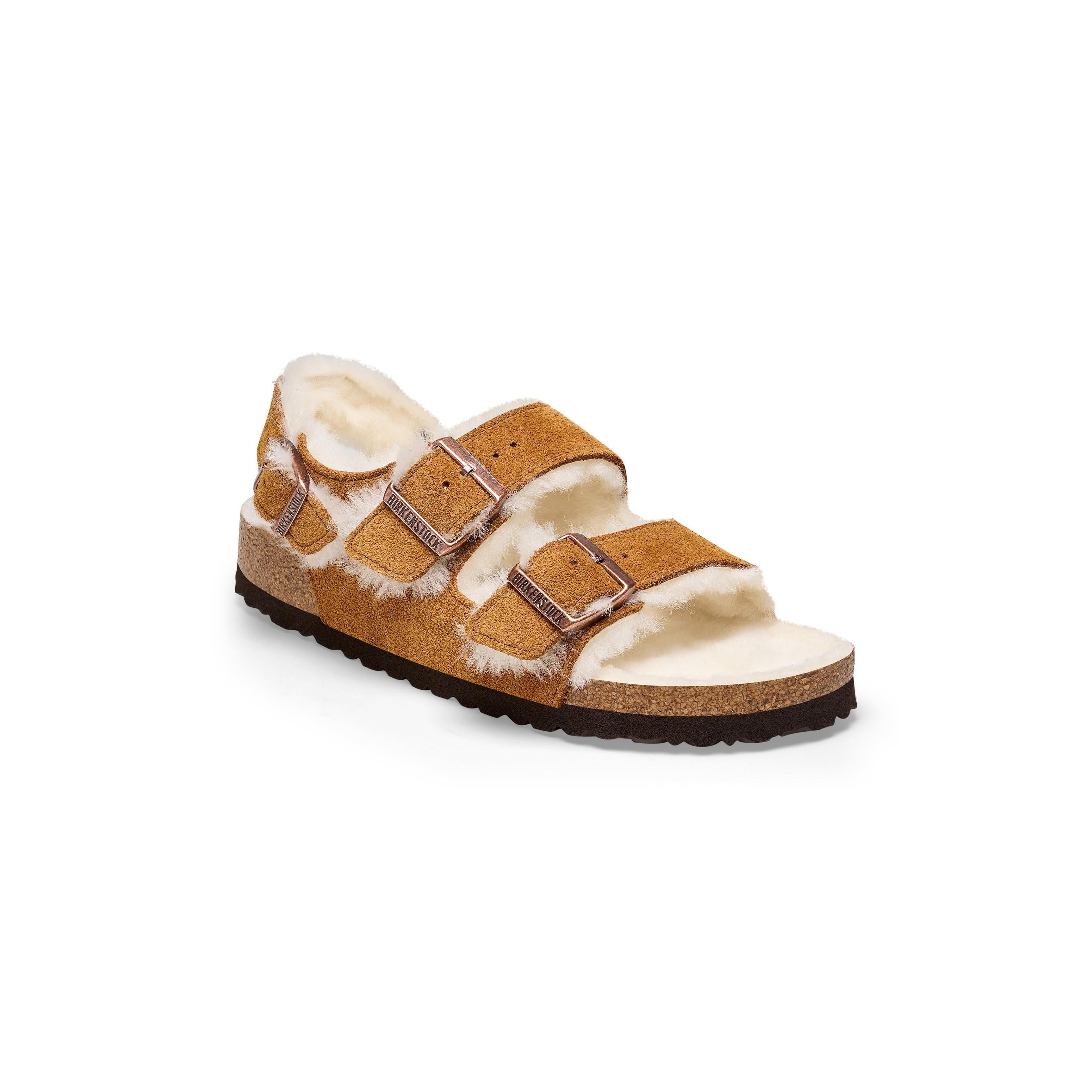Milano Shearling LEVE Sandals Mink LAF