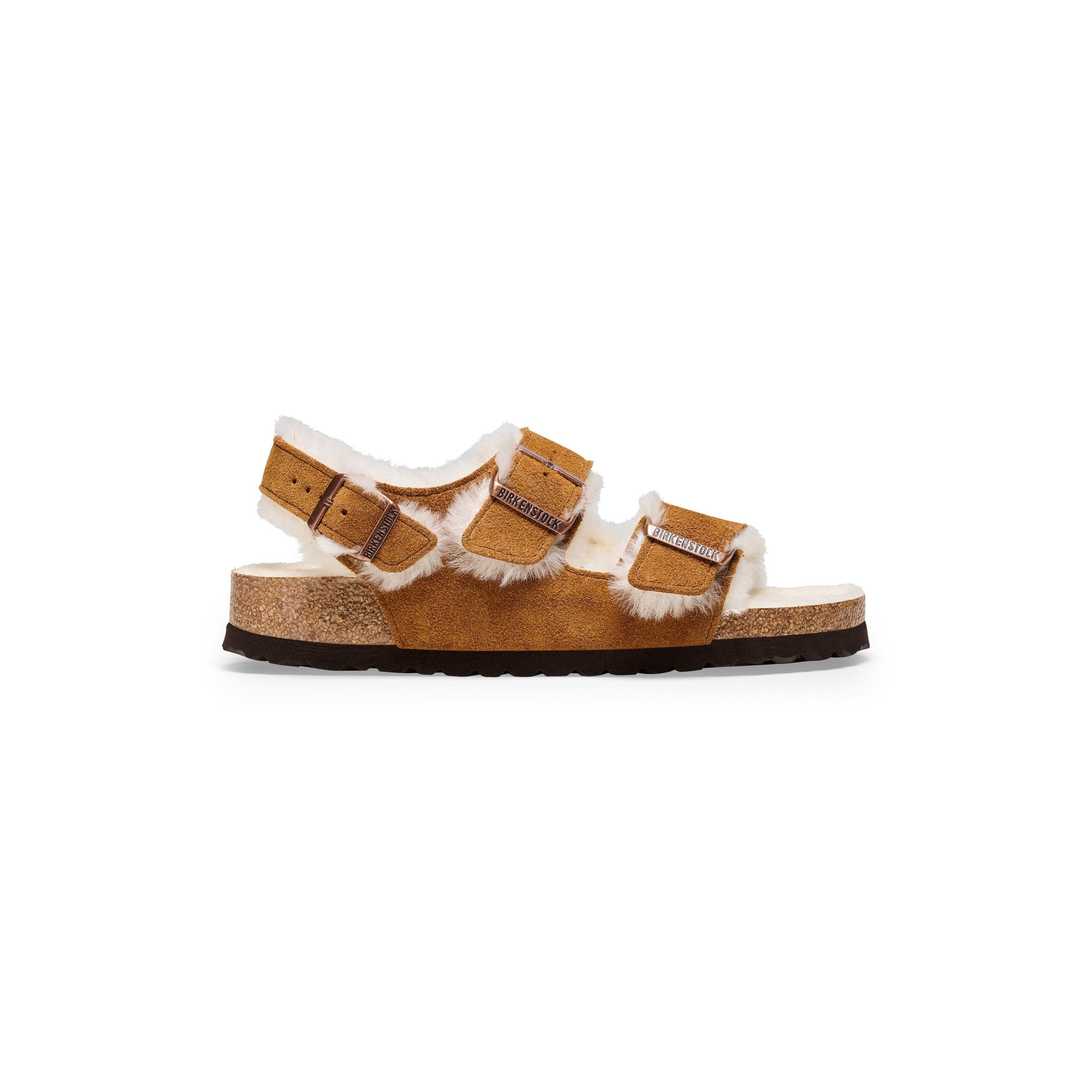 Milano Shearling LEVE Sandals Mink LAF