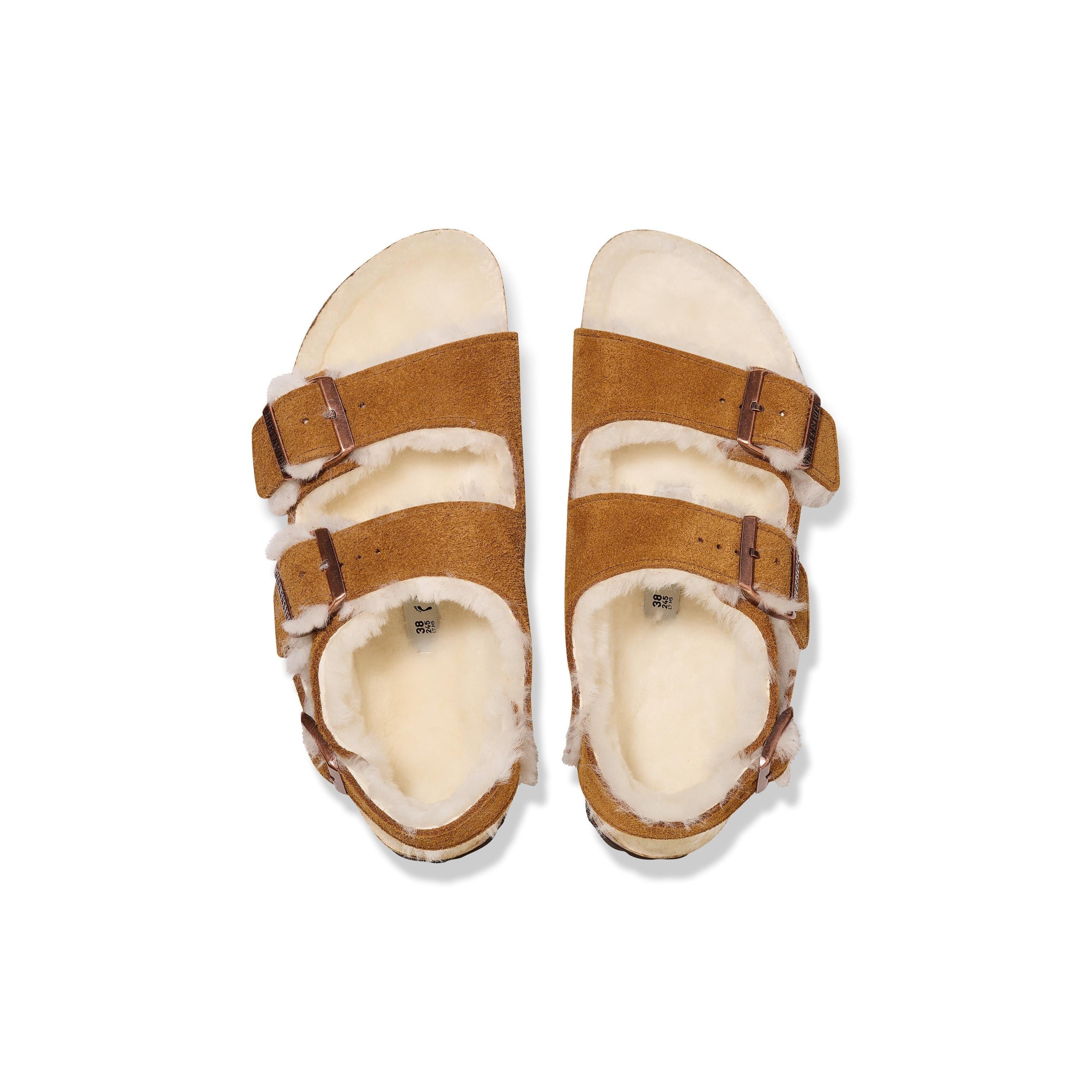 Milano Shearling LEVE Sandals Mink LAF