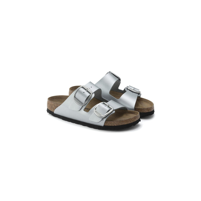 Sandales Arizona Big Buckle - Argent - Unisexe