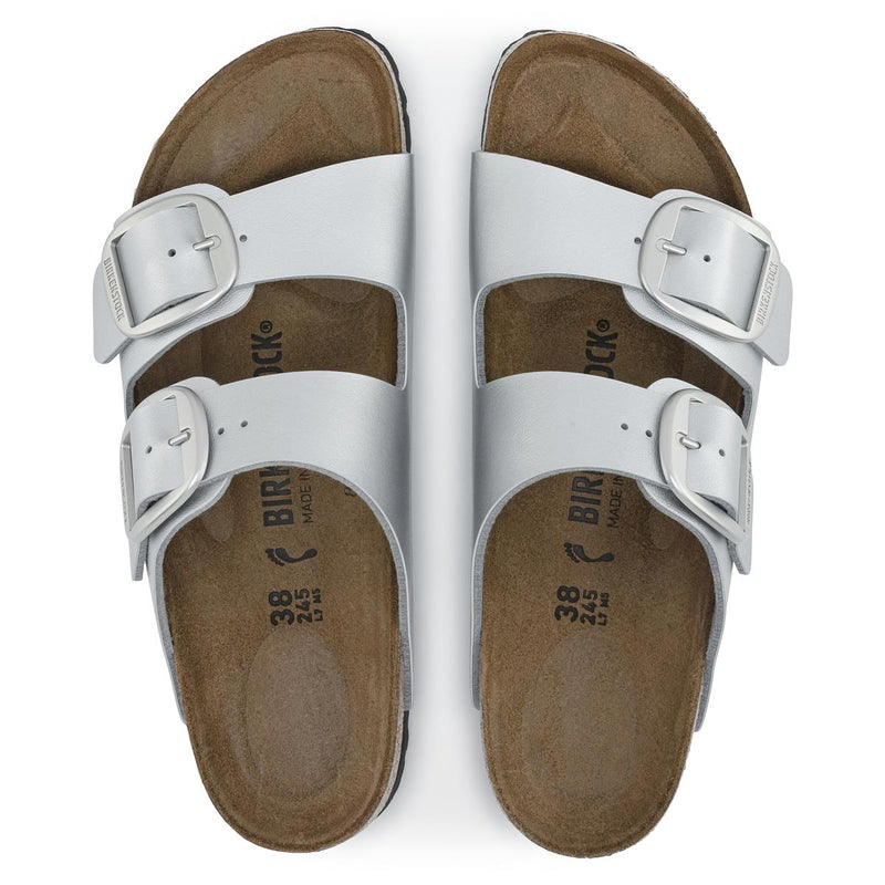 Sandales Arizona Big Buckle - Argent - Unisexe