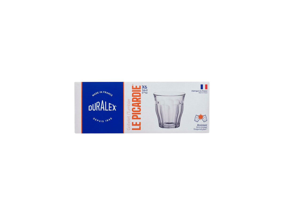 Pack De 6 Gobelets Picardie - Transparent - 16Cl