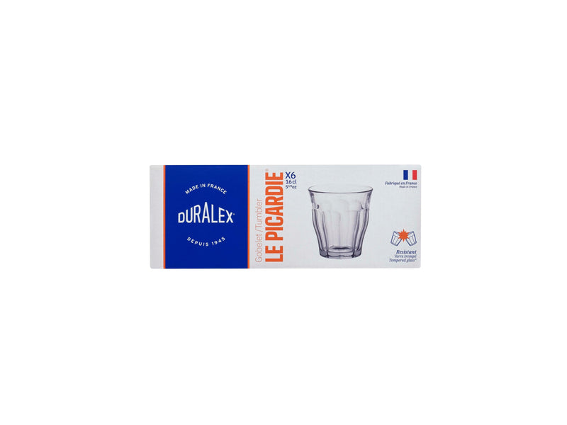 Pack De 6 Gobelets Picardie - Transparent - 16Cl