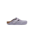 Birkenstock Boston Embossed Corduroy Suede Purple Fog - Gris