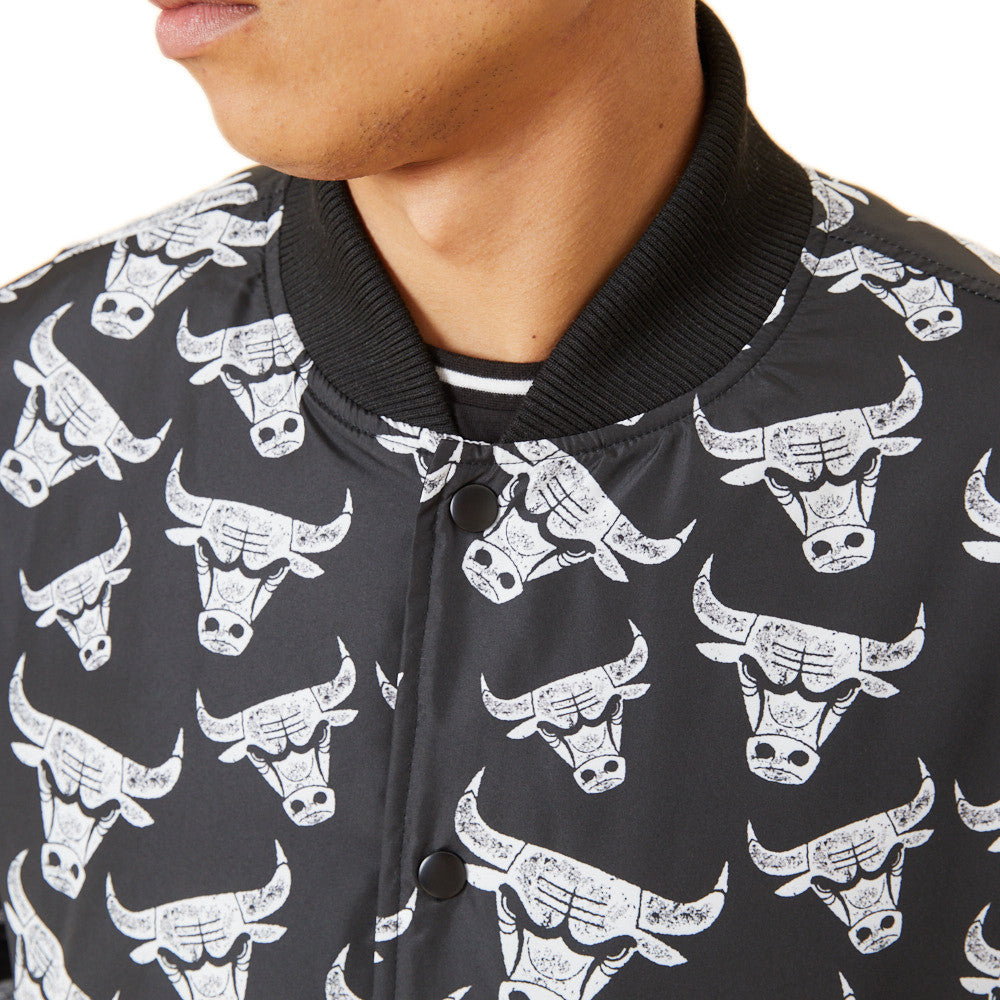 Blouson New Era Distressed Logo Bomber Chibul