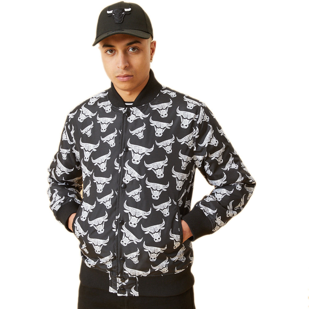 Blouson New Era Distressed Logo Bomber Chibul