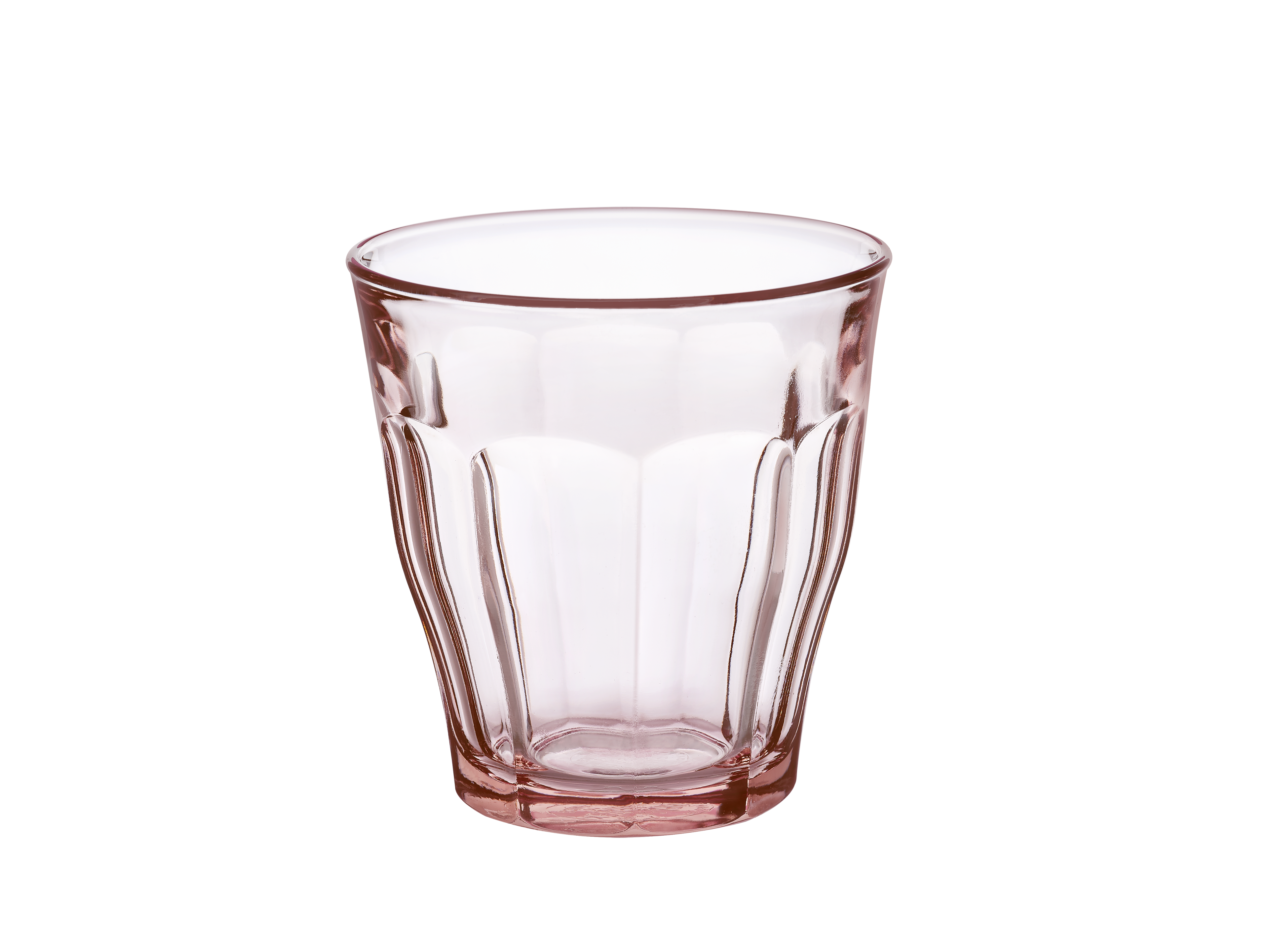 Pack of 4 Picardie Glasses - Pink - 25cl