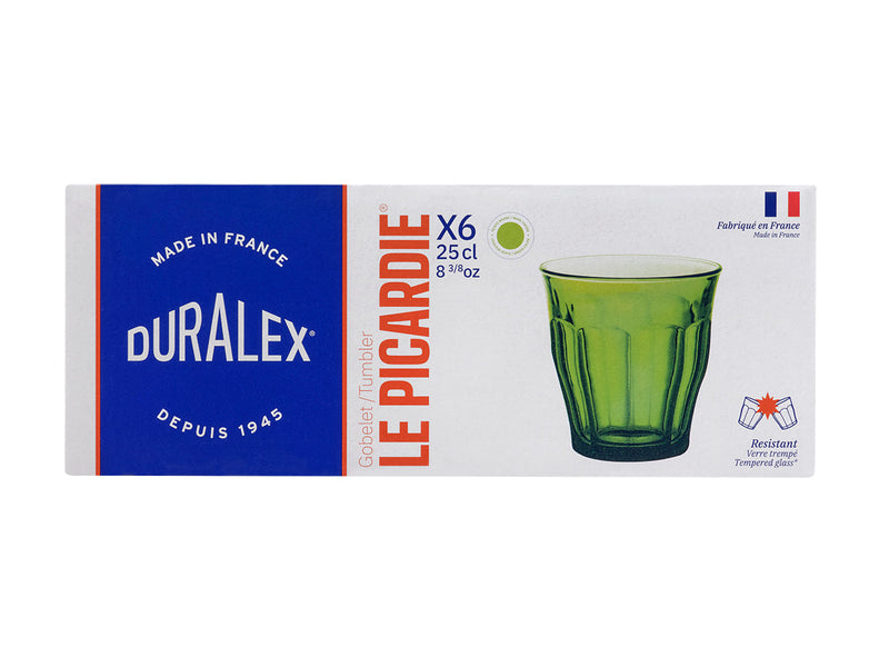 Pack De 6 Gobelets Picardie - Vert - 25Cl
