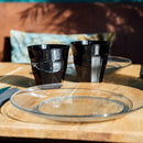 Duralex - Paquete De 6 Vasos Picardie - Negro - 25Cl