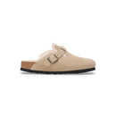 Birkenstock - Sandales Boston Shearling - Taupe