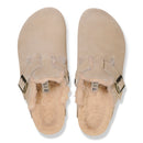 Birkenstock - Sandales Boston Shearling - Taupe