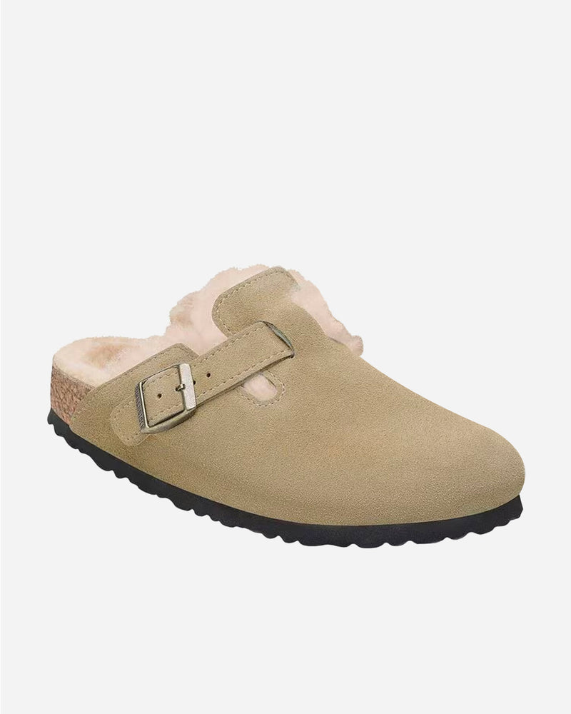 Birkenstock - Boston Shearling Leve Taupe