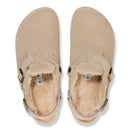 Birkenstock - Sandales Tokio Shearling - Taupe