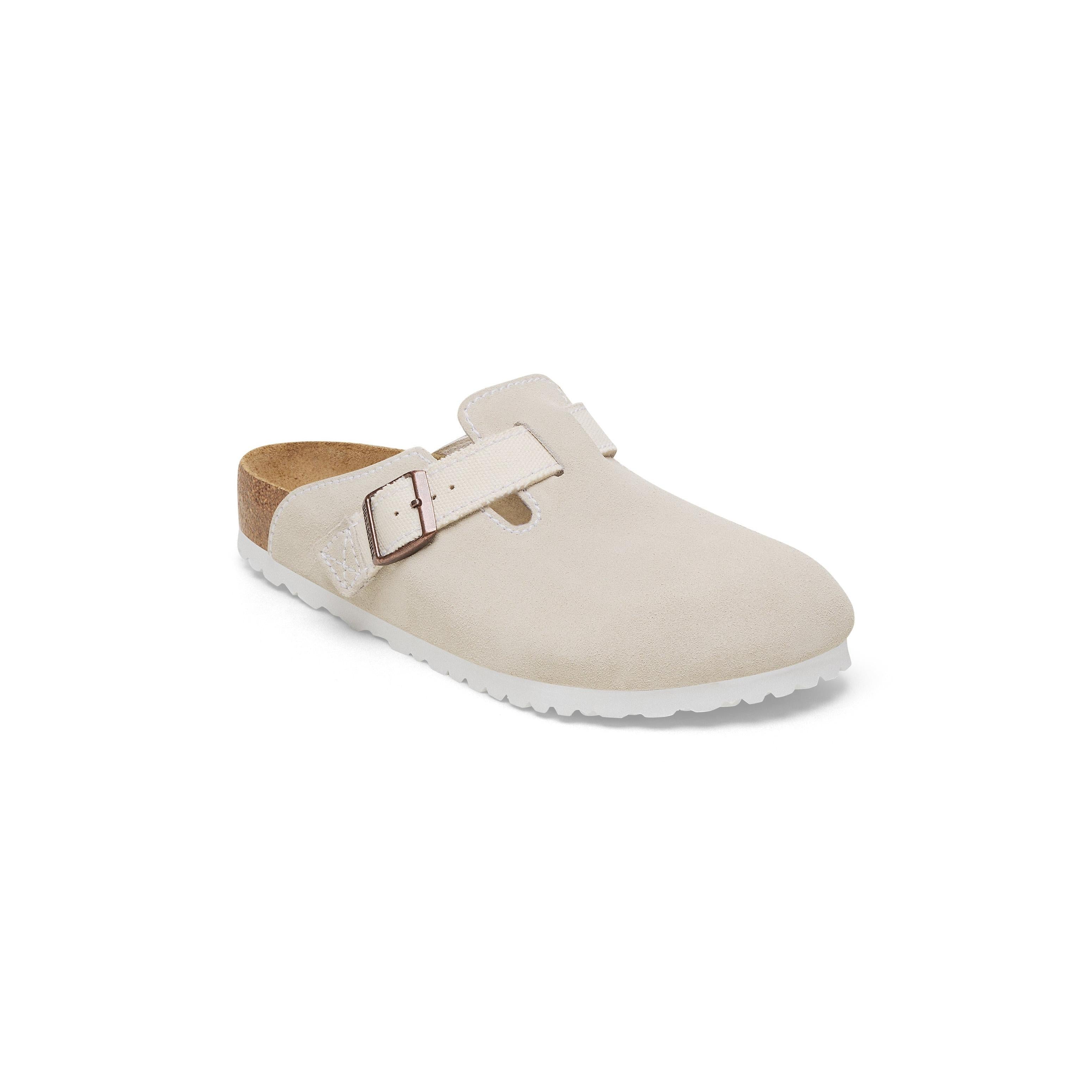 Zuecos Boston Suede Can LEVE Eggshell