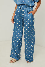 Pantalones - Azul