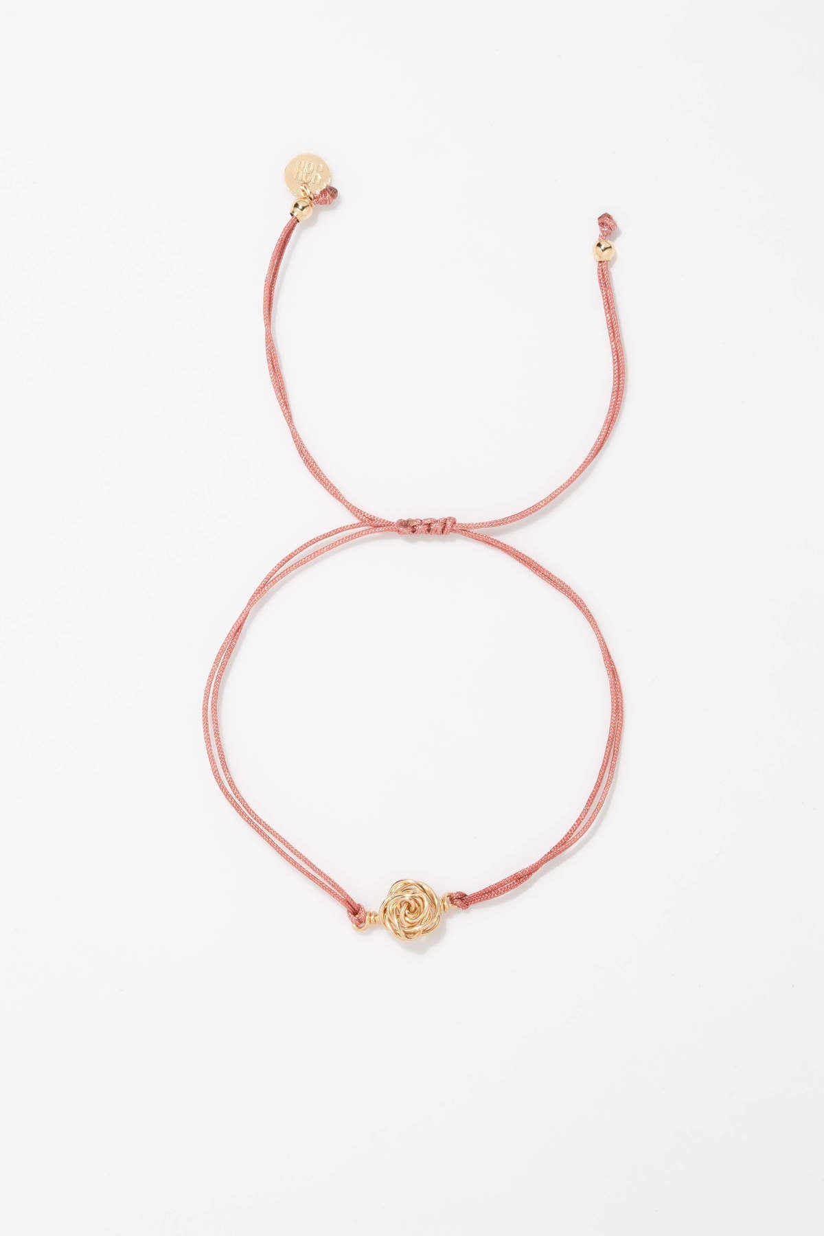 Bracelet Cordon Rosa - Rose