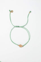 Bracelet Cordon Rosa - Vert