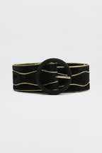 Ceinture Catalina Black And Gold