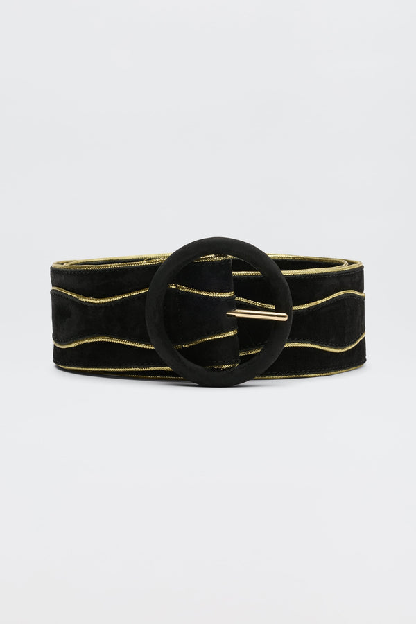 Ceinture Catalina Black And Gold