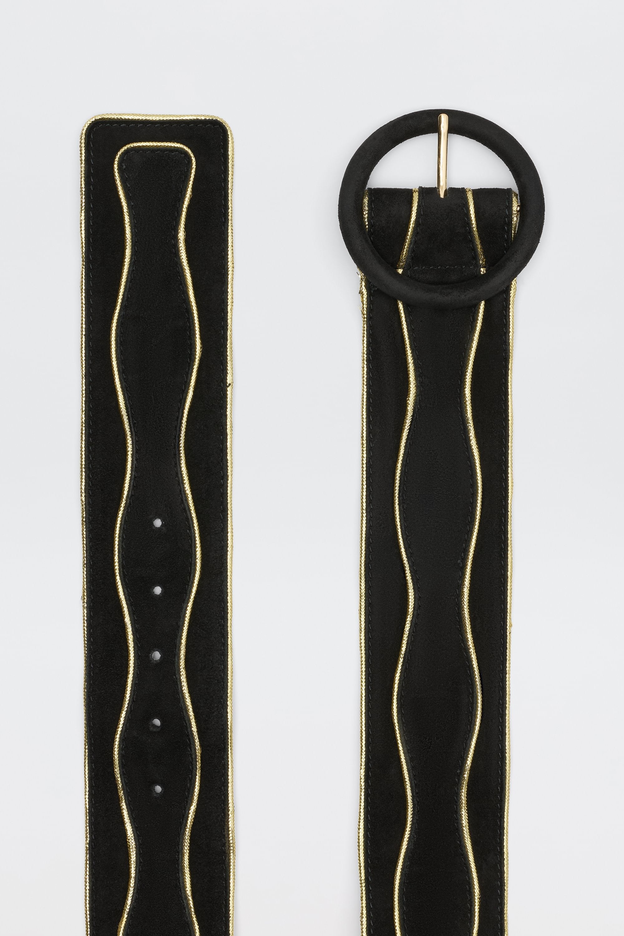 Ceinture Catalina Black And Gold