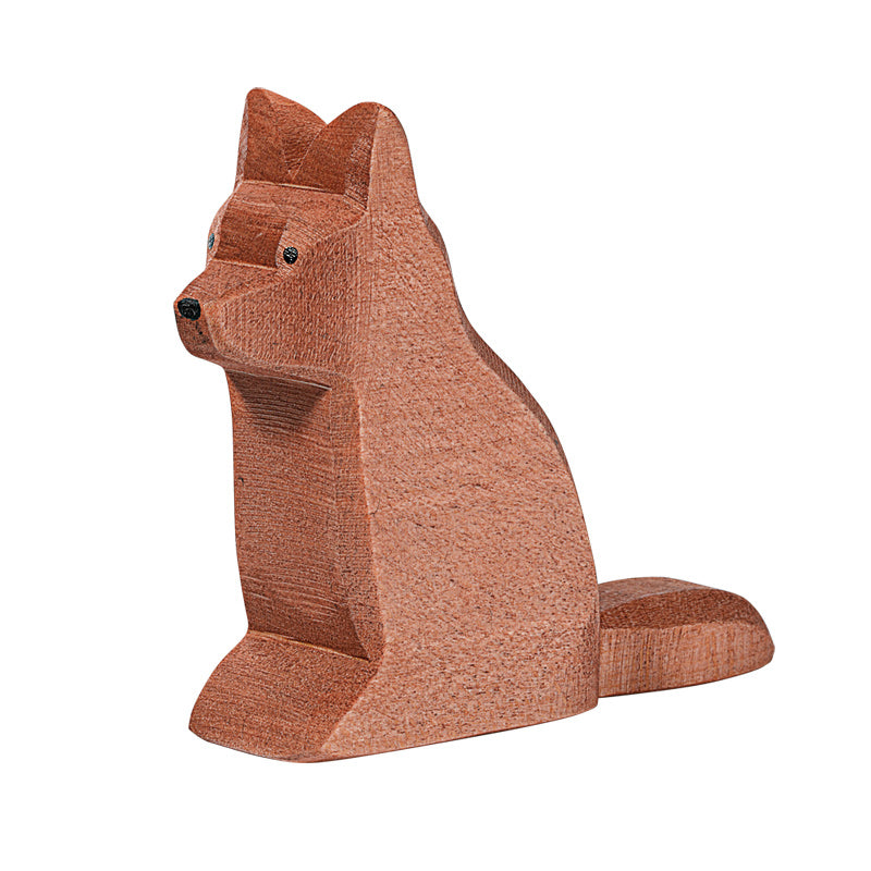 Figurine en bois Chien de Berger, fabrication éthique et artisanale. Sélection Ostheimer sur amaetc.com, concept store eco friendly pour enfants