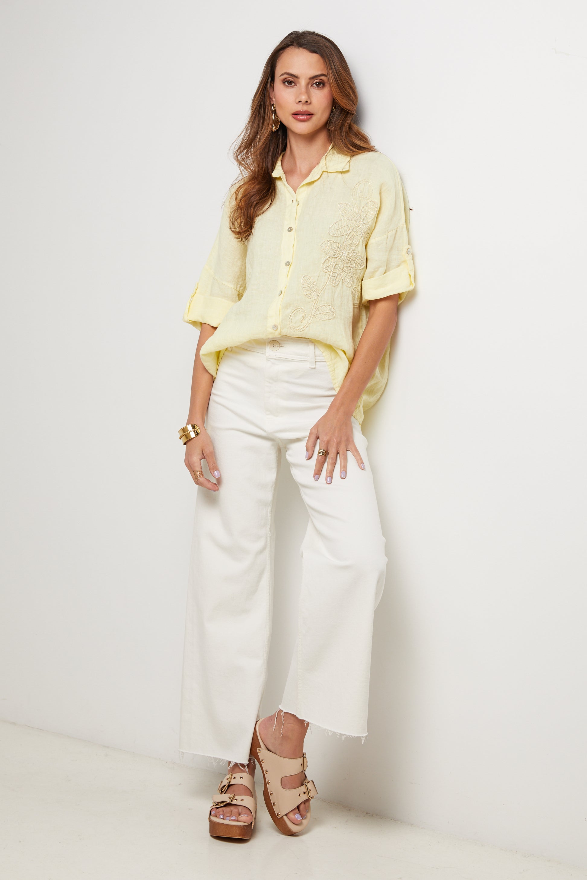 Chemise - Jaune - Femme