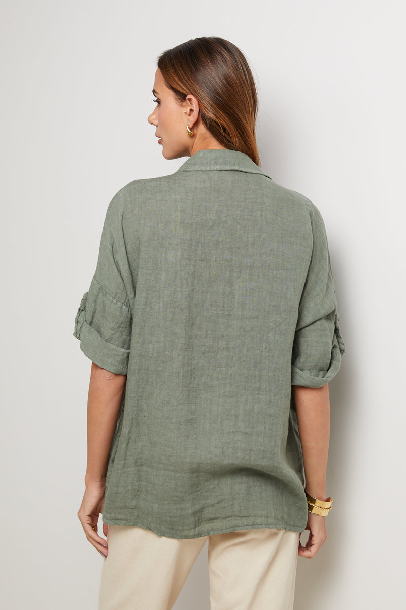 Camisa - Caqui - Mujer