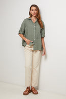 Camisa - Caqui - Mujer